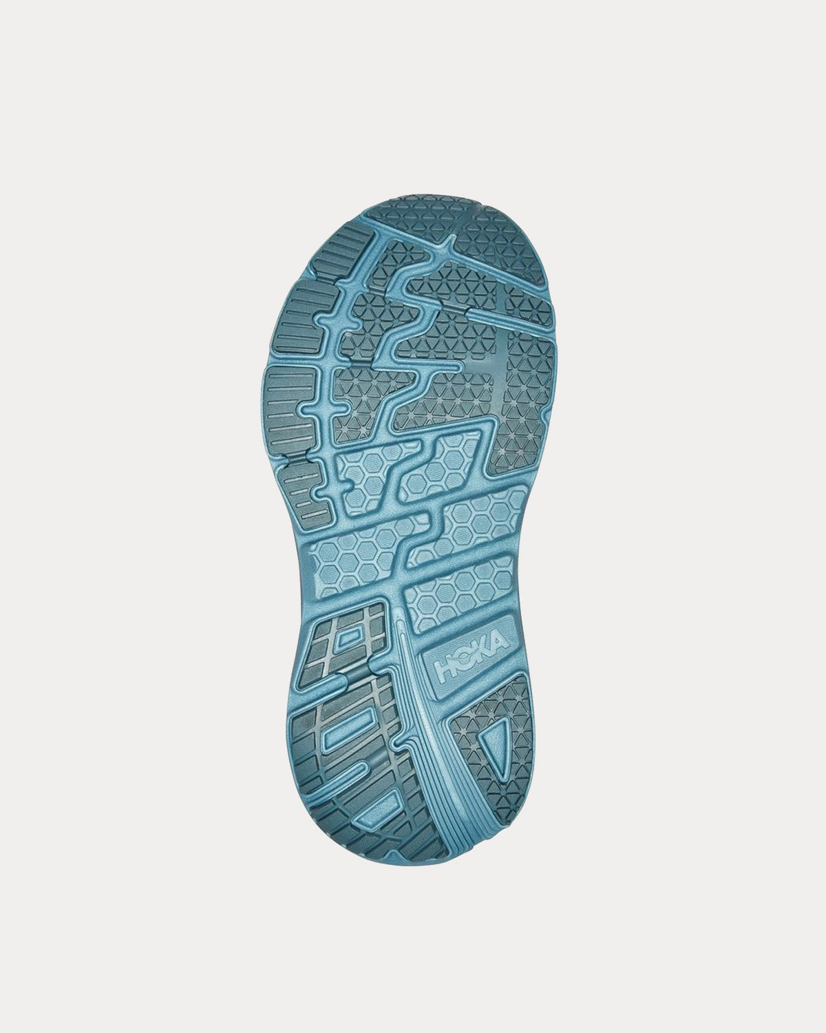 Hoka Bondi L GORE-TEX Stone Blue / Goblin Blue Running Shoes - 3