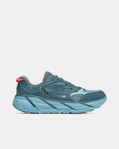 Hoka Clifton L GORE-TEX Stone Blue / Goblin Blue Running Shoes