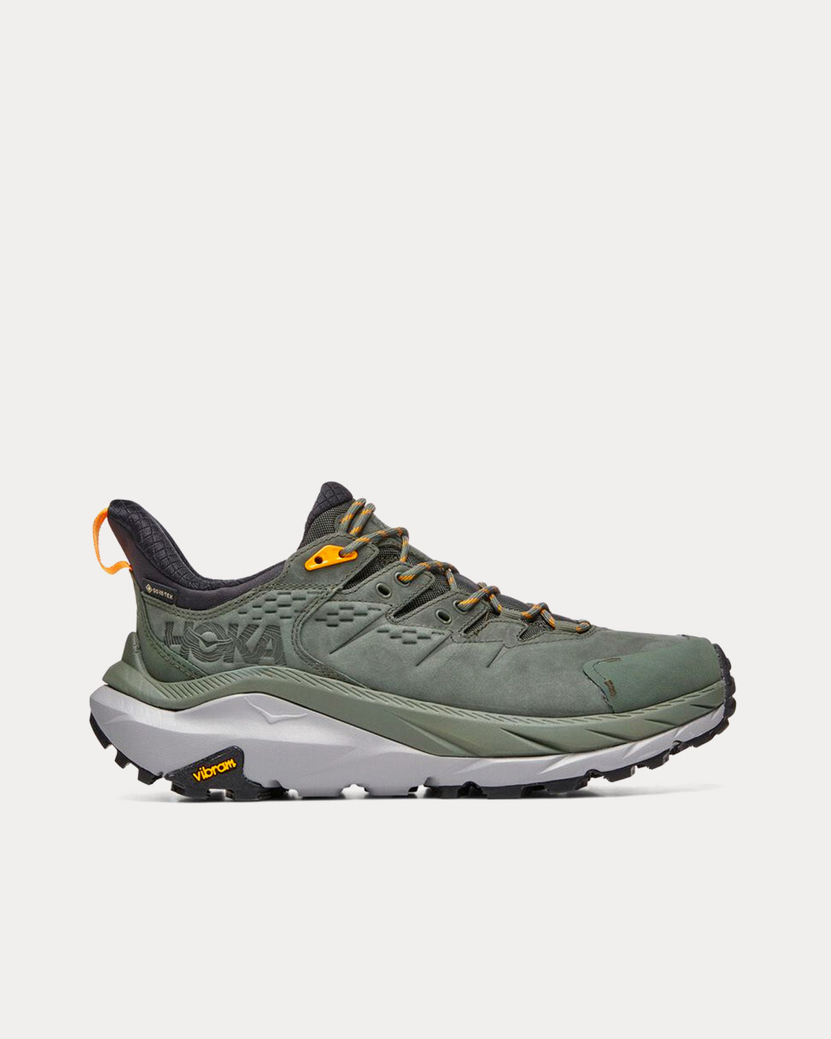 Hoka Kaha 2 Low GORE-TEX Thyme / Radiant Yellow Running Shoes - 1