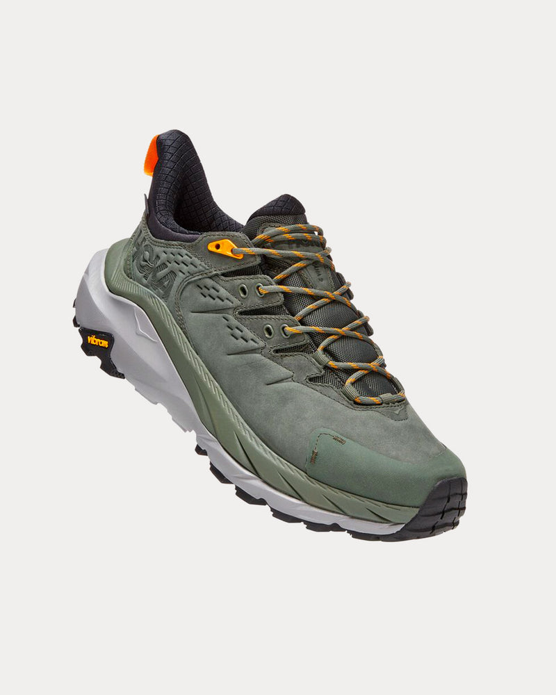 Hoka Kaha 2 Low GORE-TEX Thyme / Radiant Yellow Running Shoes - 2