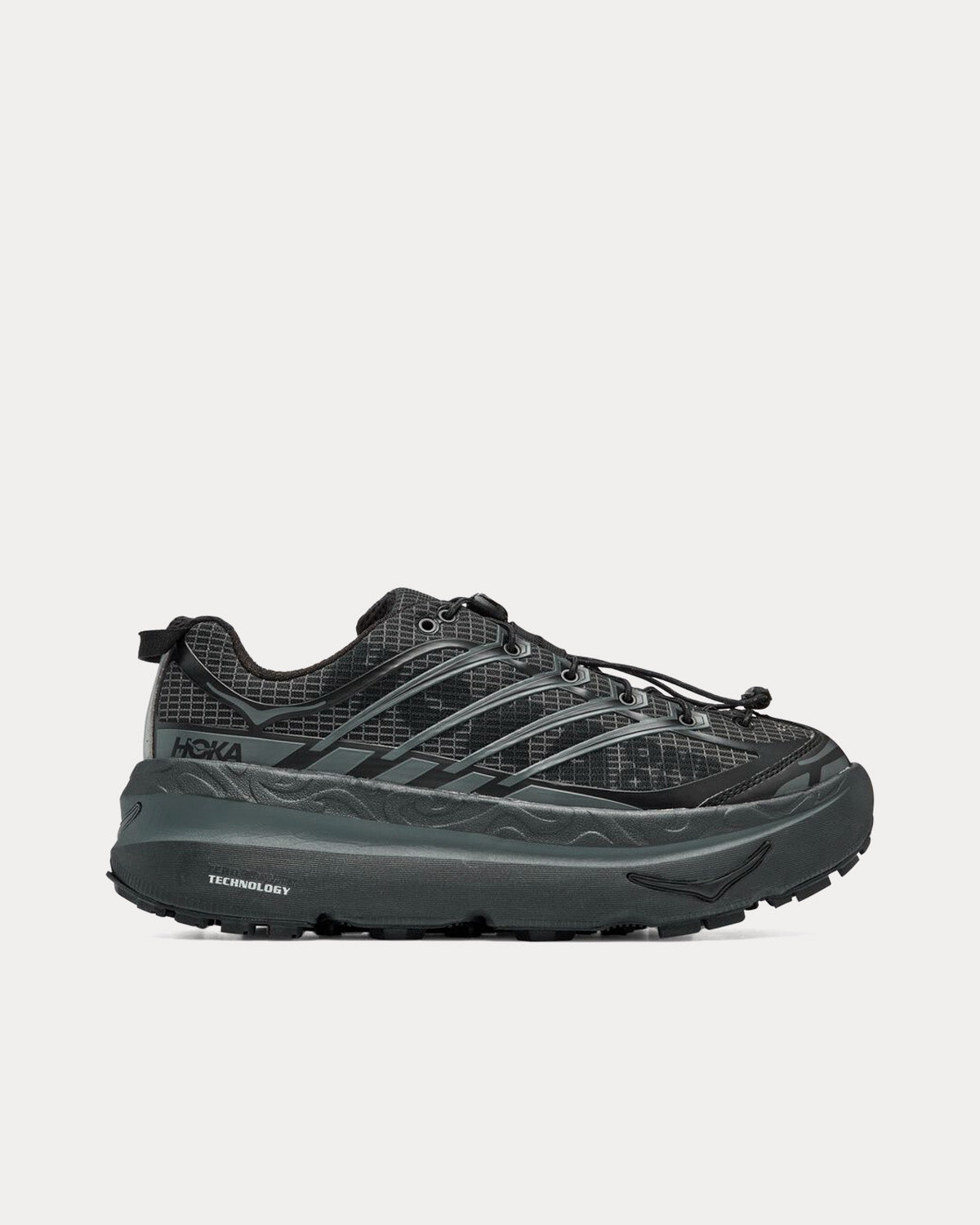 Hoka Mafate Origins Black Running Shoes - 1