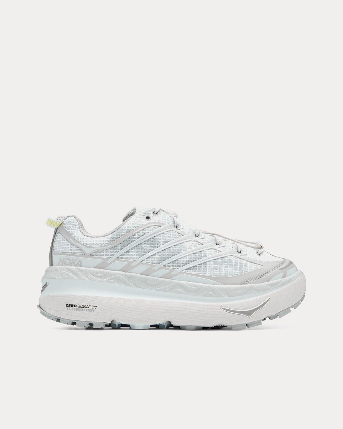 Hoka Mafate Origins White / Lunar Rock Running Shoes - 1