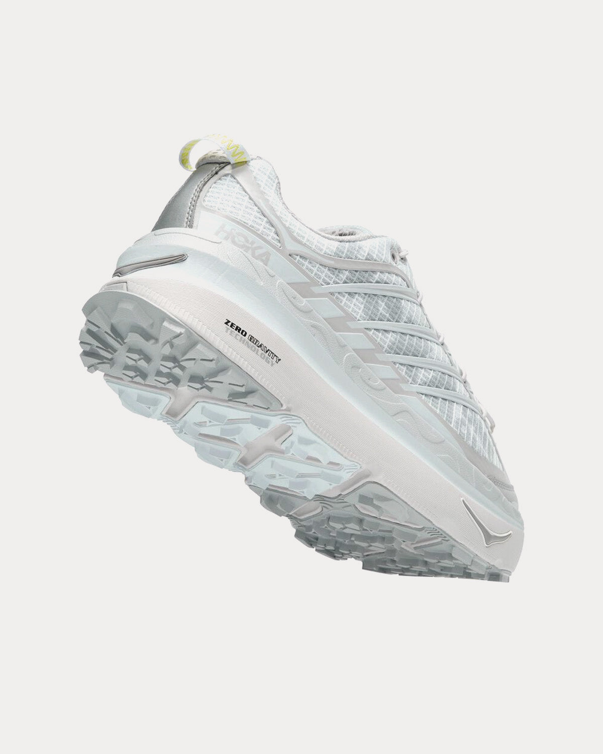 Hoka Mafate Origins White / Lunar Rock Running Shoes - 3