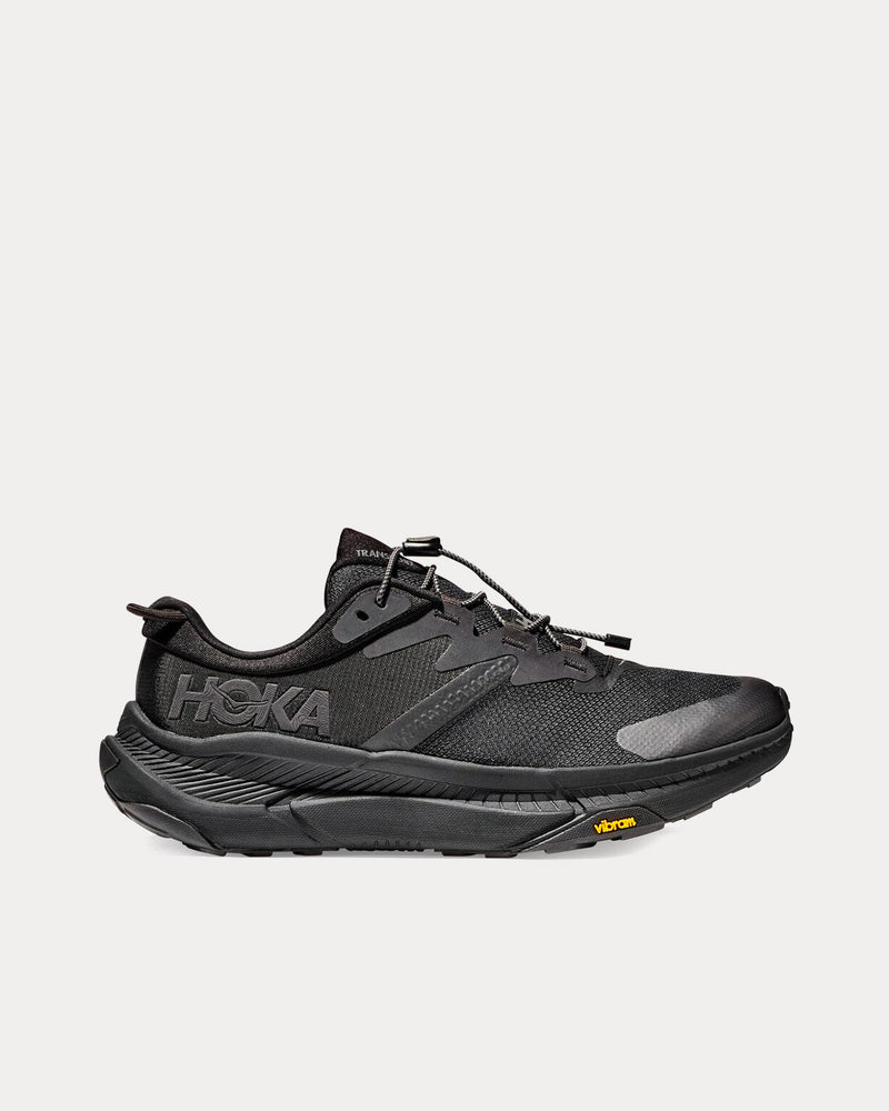 Hoka Transport Black / Black Low Top Sneakers - 1