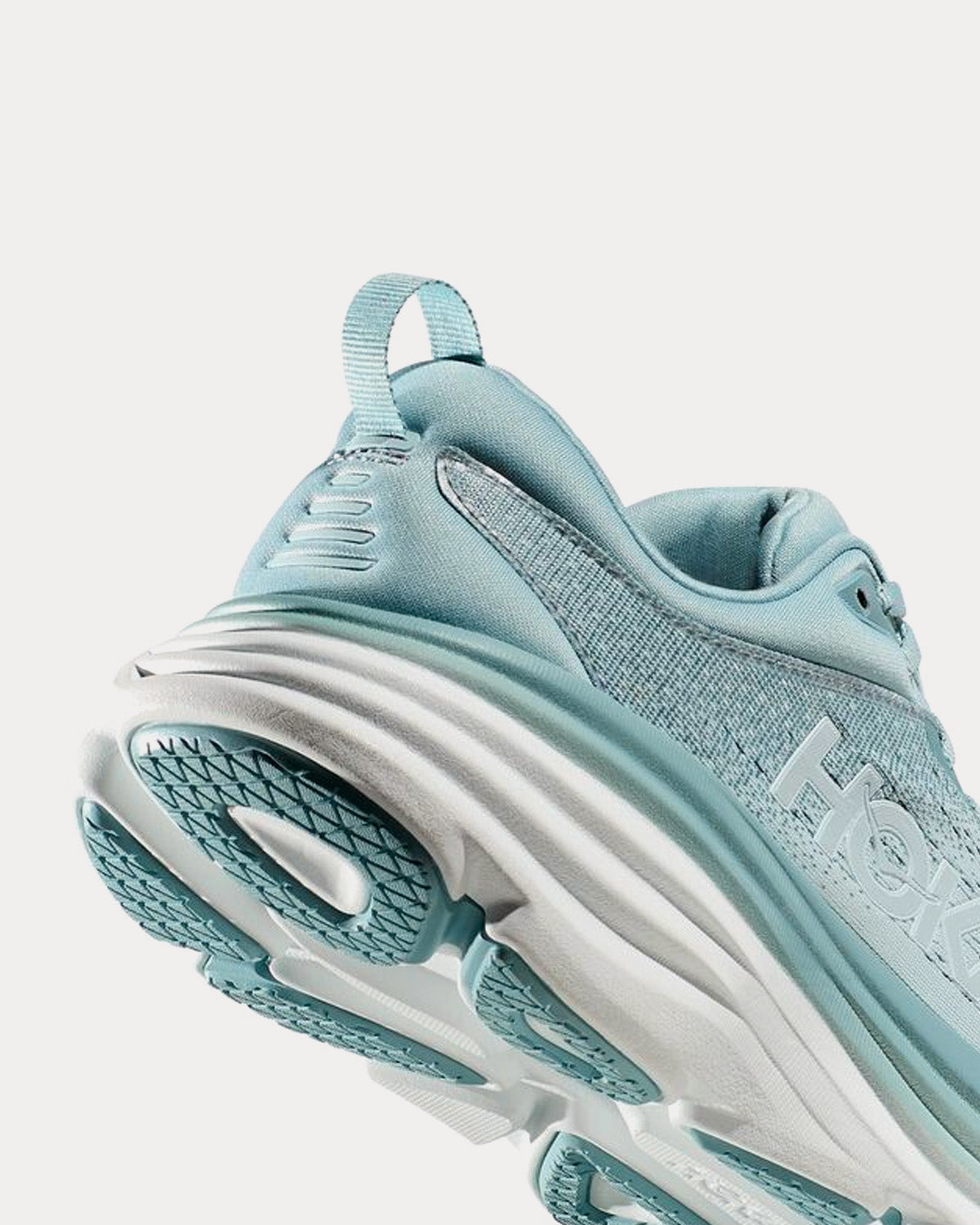 Hoka - Bondi 8 Cloud Blue / Ice Flow Running Shoes