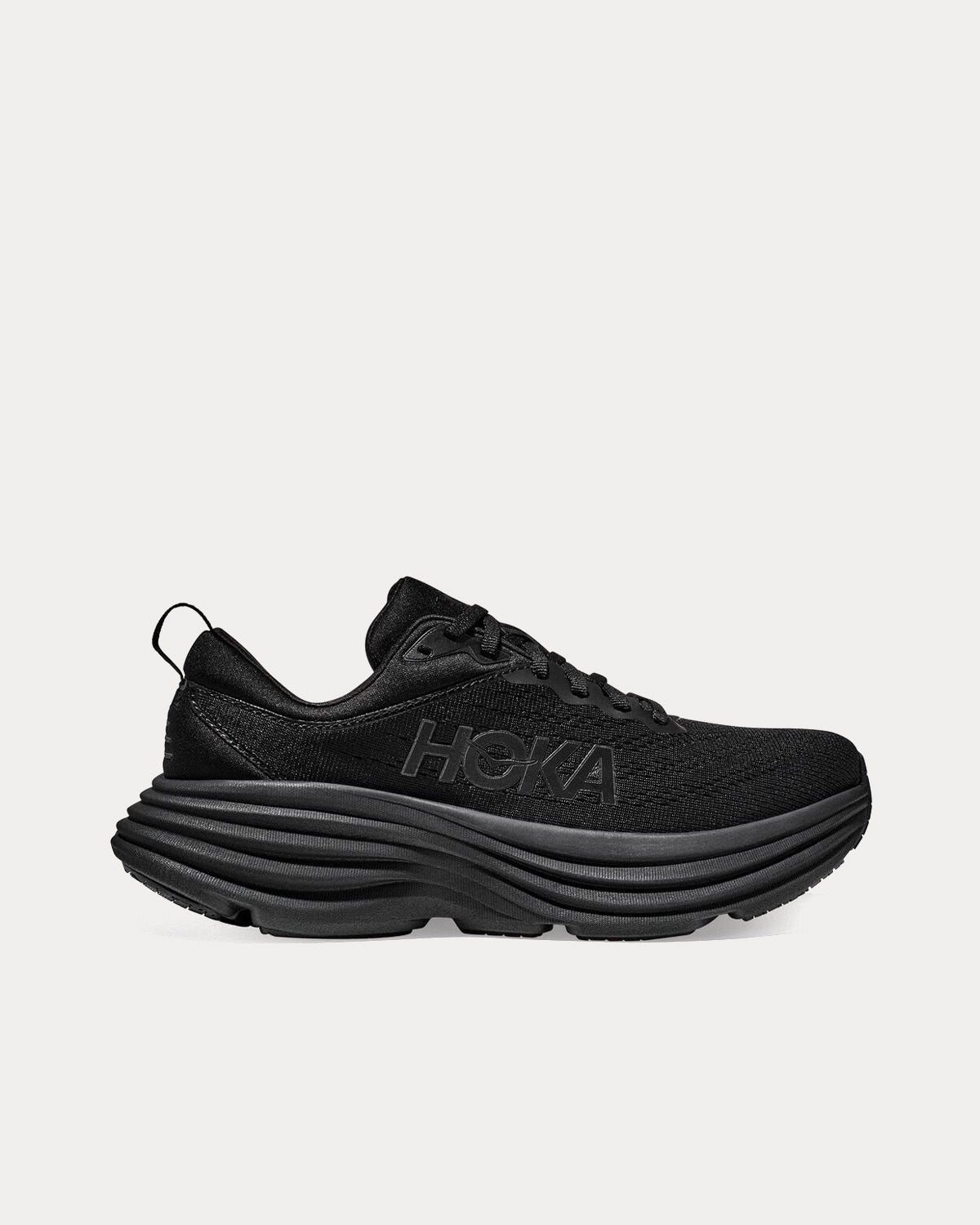 Hoka Bondi 8 Black / Black Running Shoes - 1