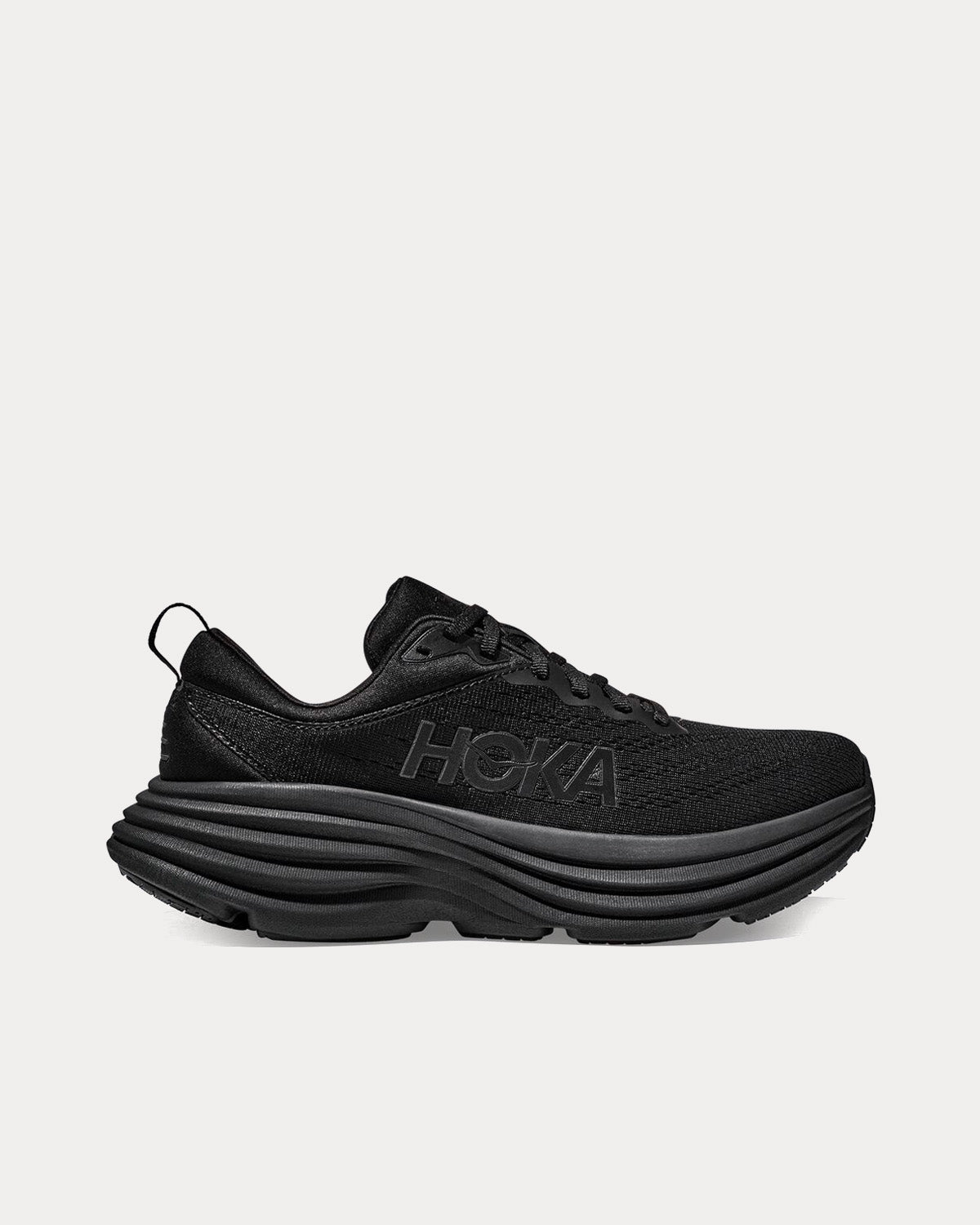 Hoka Bondi 8 Black / Black Running Shoes - 1