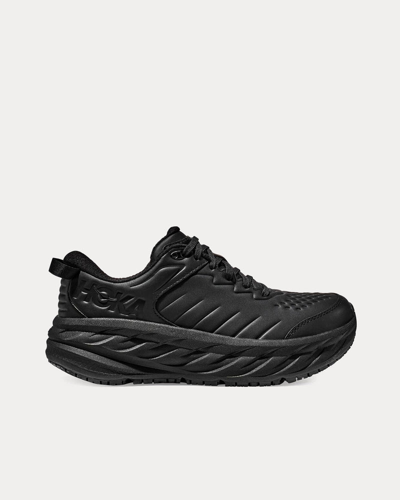 Hoka Bondi SR Black / Black Running Shoes - 1