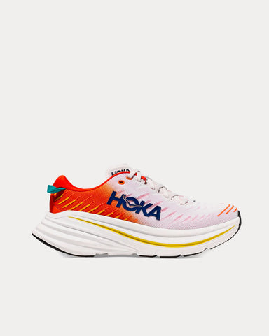 Hoka Bondi X Blanc De Blanc / Flame Running Shoes