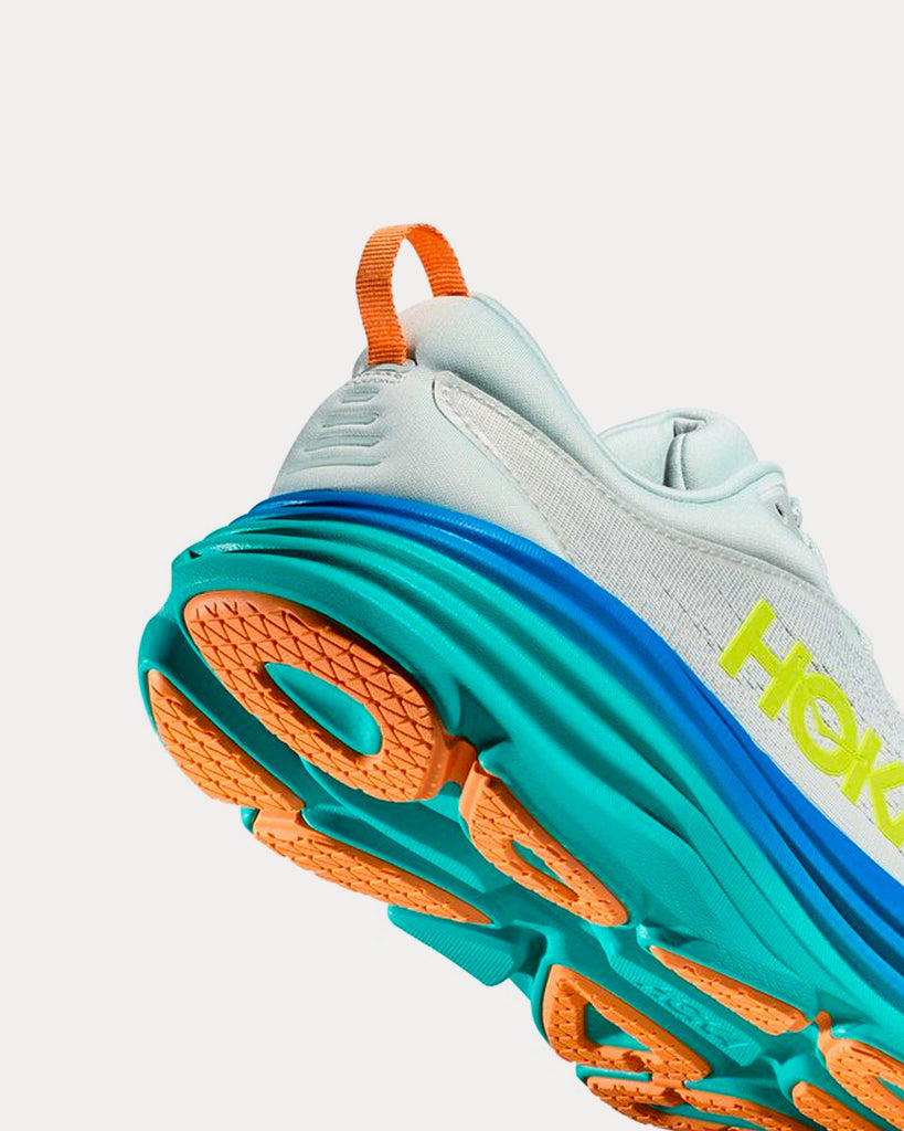 Hoka One One running shoes Bondi 8 blue color