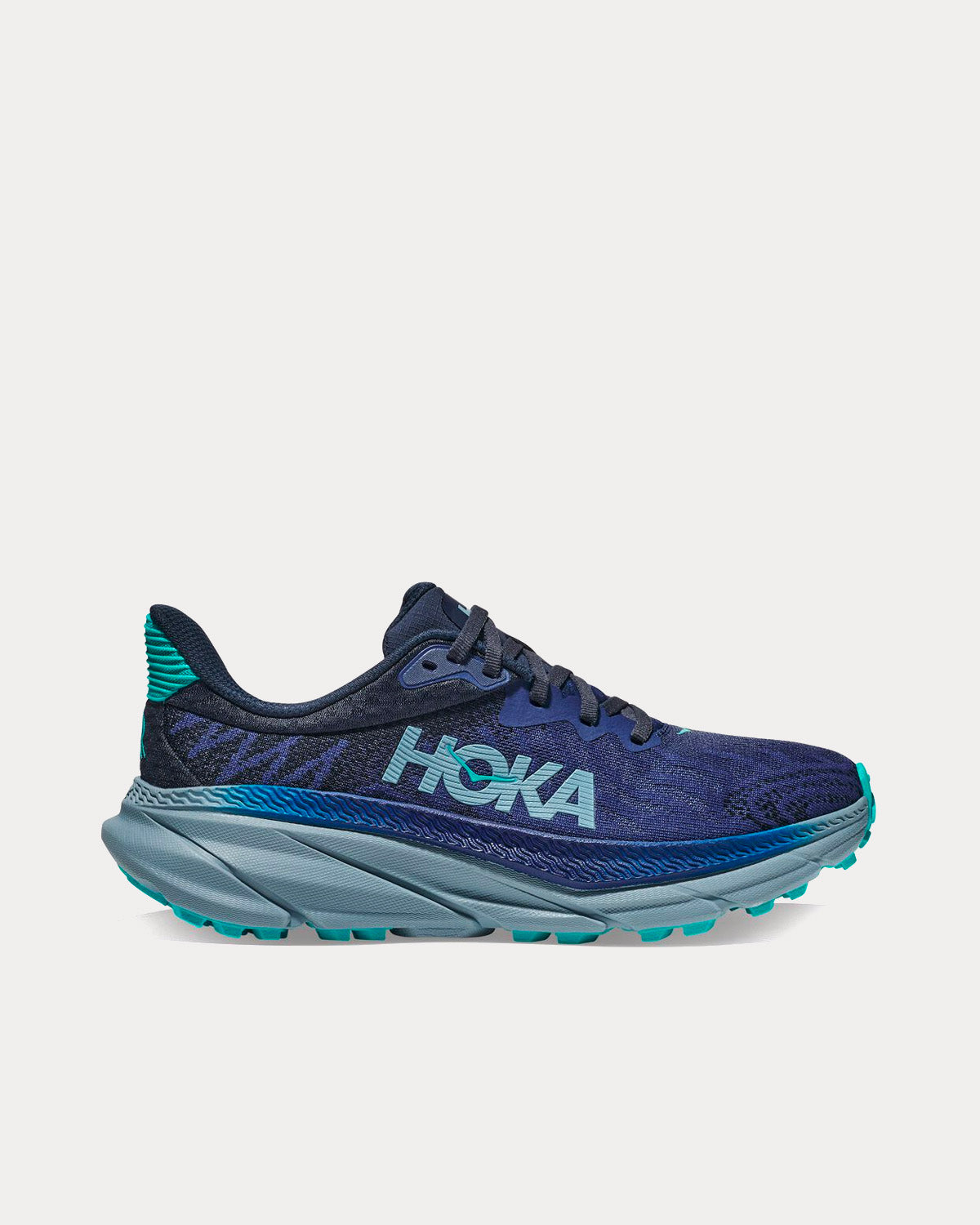 Hoka Challenger 7 Bellwether Blue / Stone Blue Running Shoes - 1