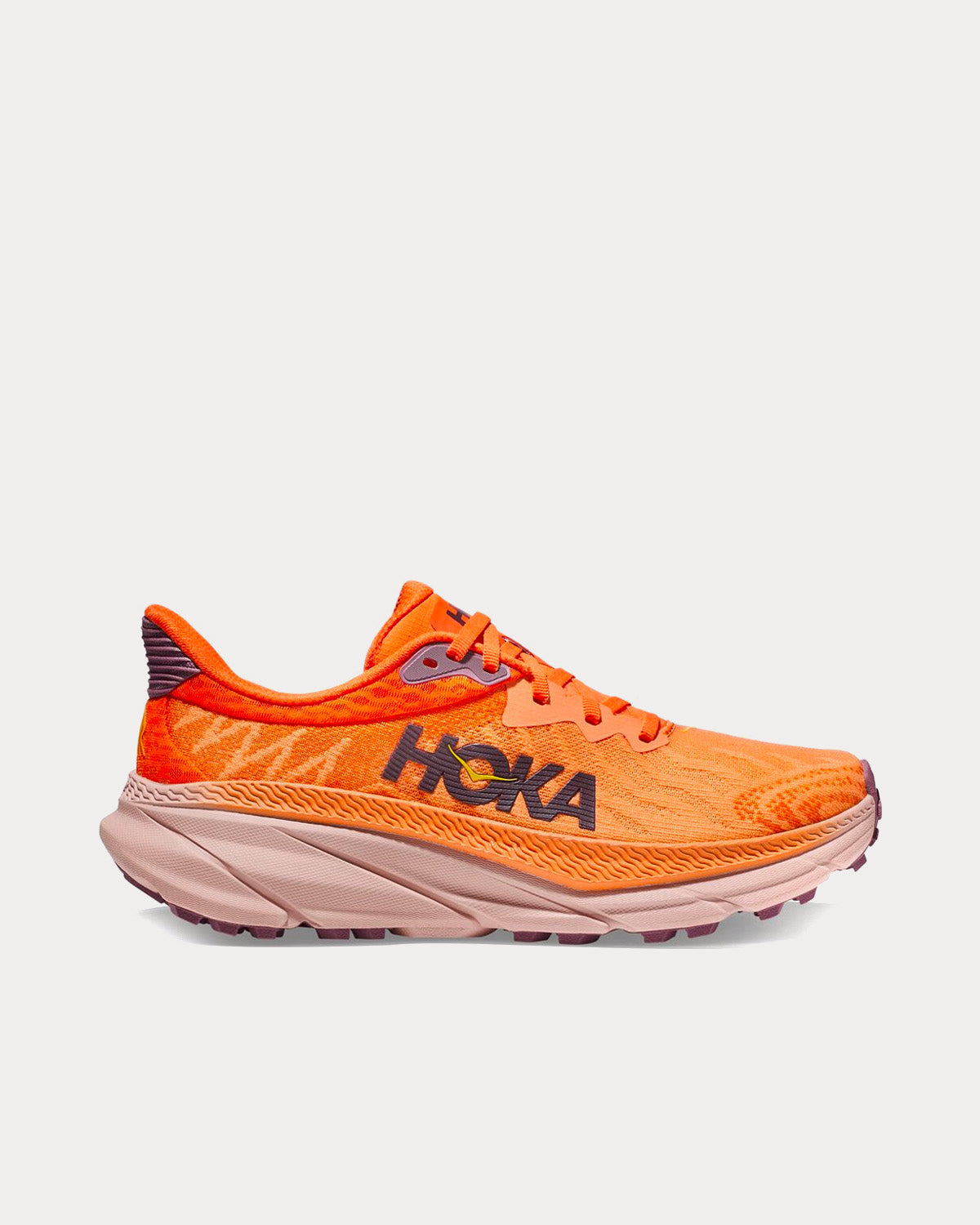 Hoka Challenger 7 Mock Orange / Vibrant Orange Running Shoes - 1