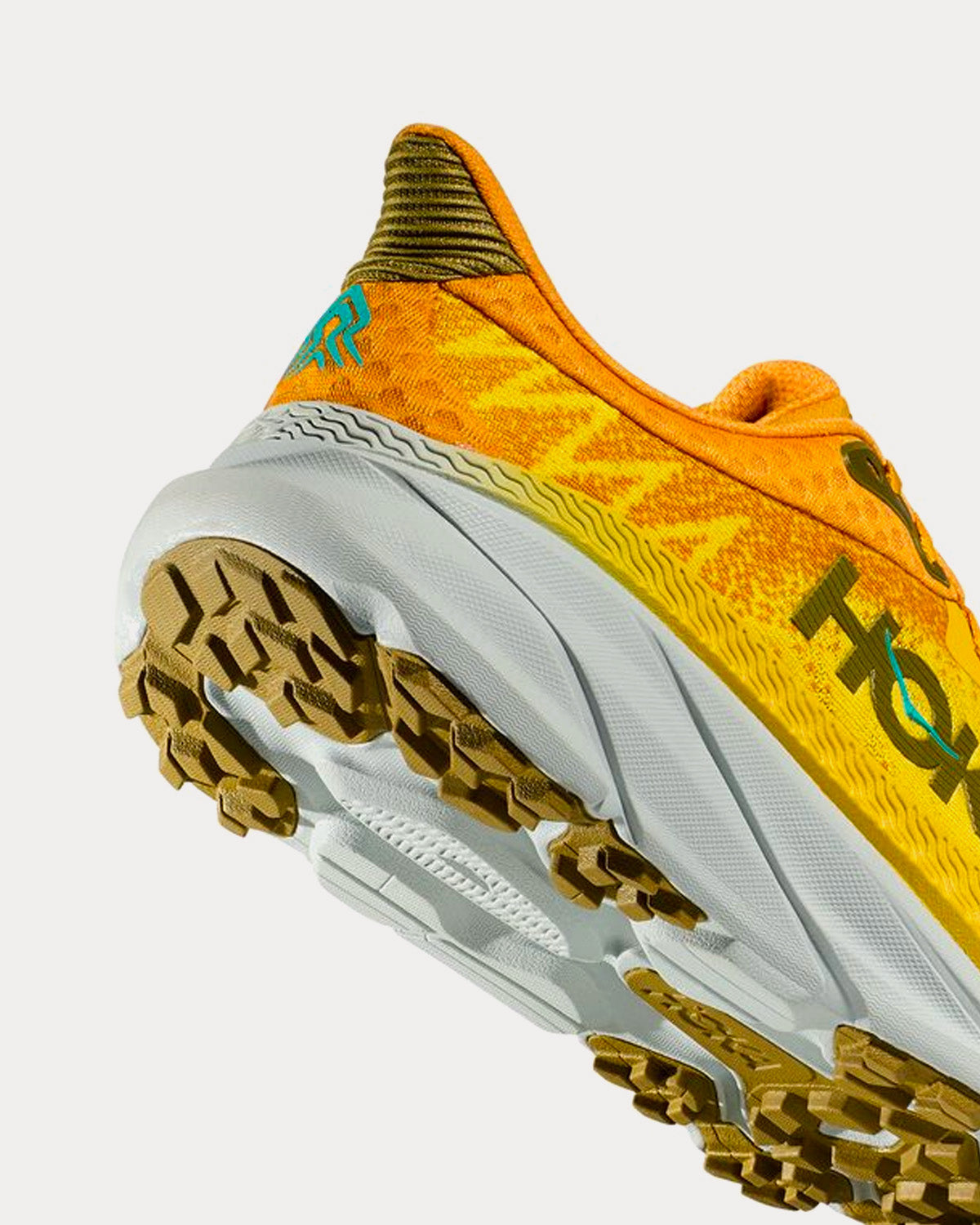 Hoka Challenger 7 Passion Fruit / Golden Yellow Running Shoes - 3