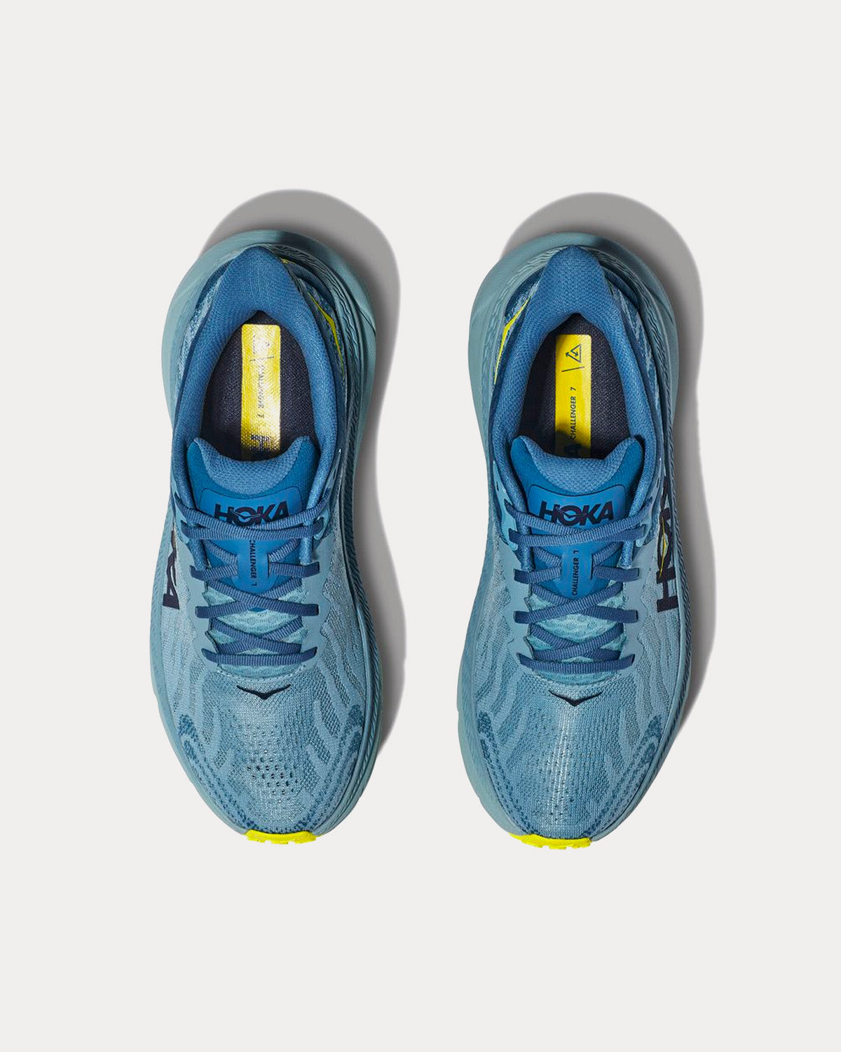 Hoka Challenger 7 Stone Blue / Evening Primrose Running Shoes - 2