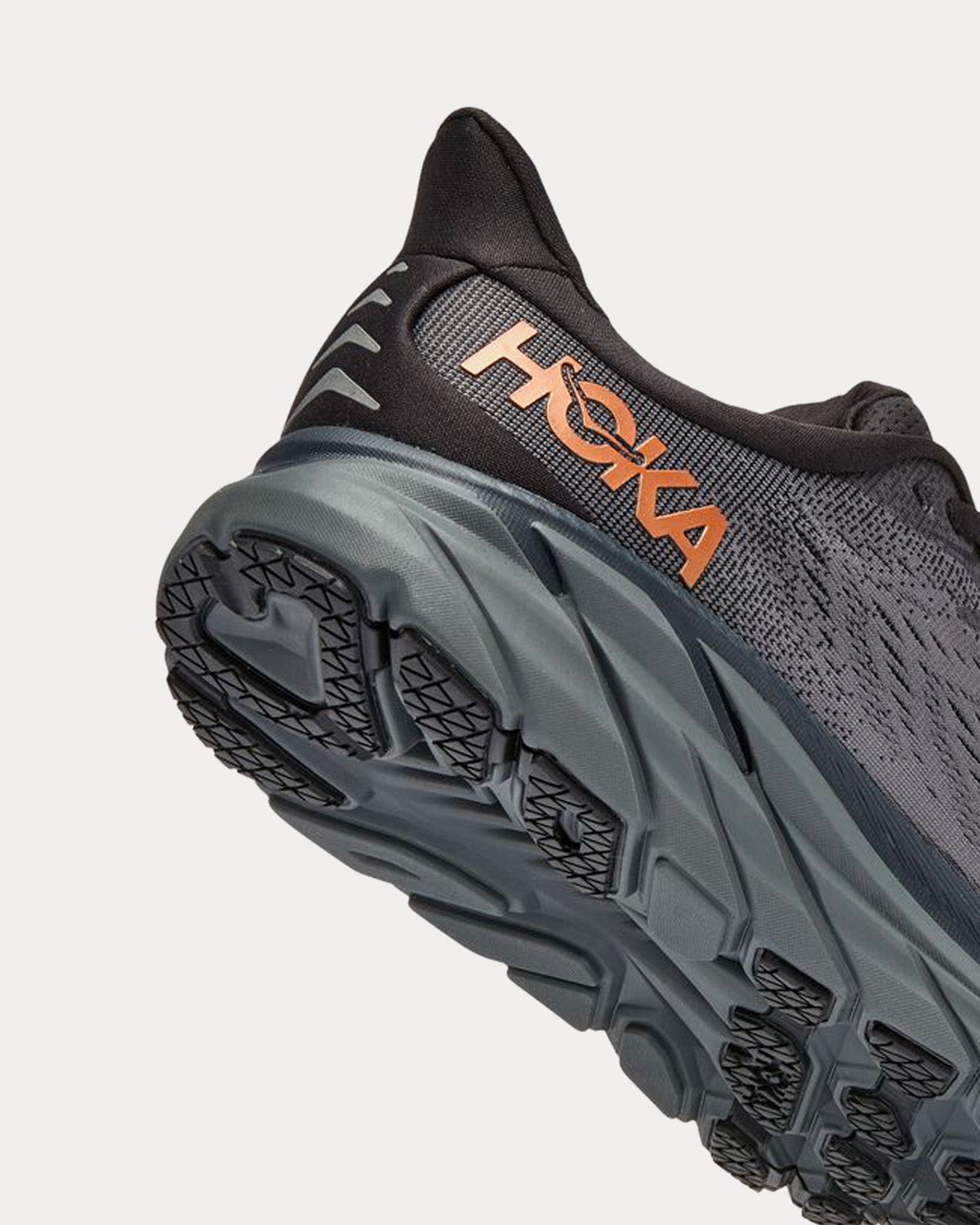 Hoka Clifton 8 Anthracite / Copper Running Shoes - 3