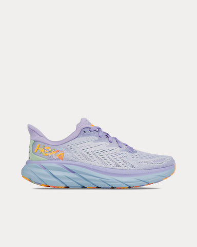 Hoka Clifton 8 Baby Lavender / Smoke Green Running Shoes