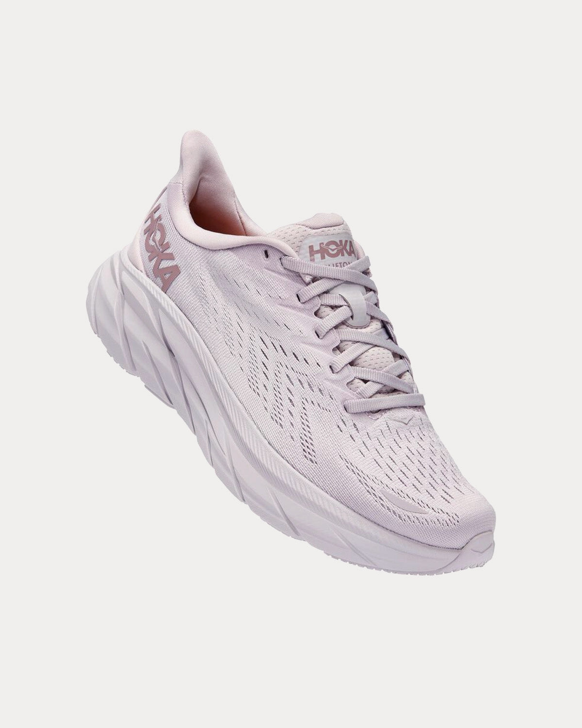 Hoka Clifton 8 Lilac Marble / Elderberry Running Shoes - 2