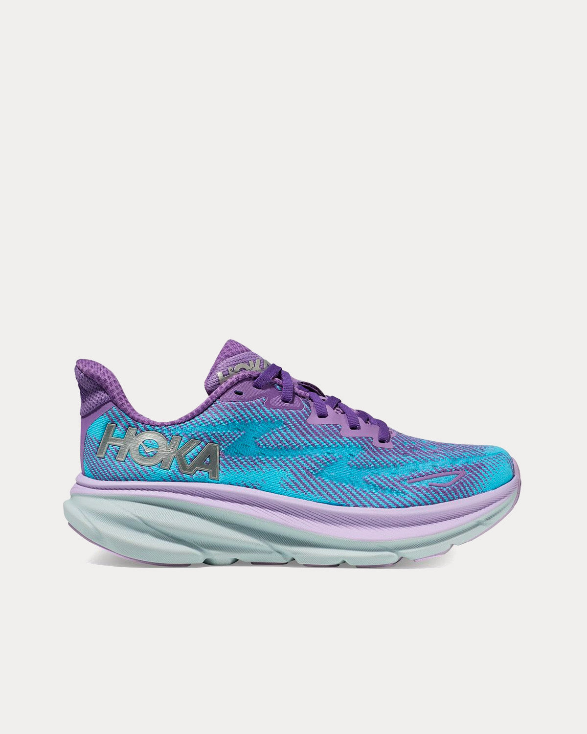 Hoka Clifton 9 Chalk Violet / Pastel Lilac Running Shoes - 1