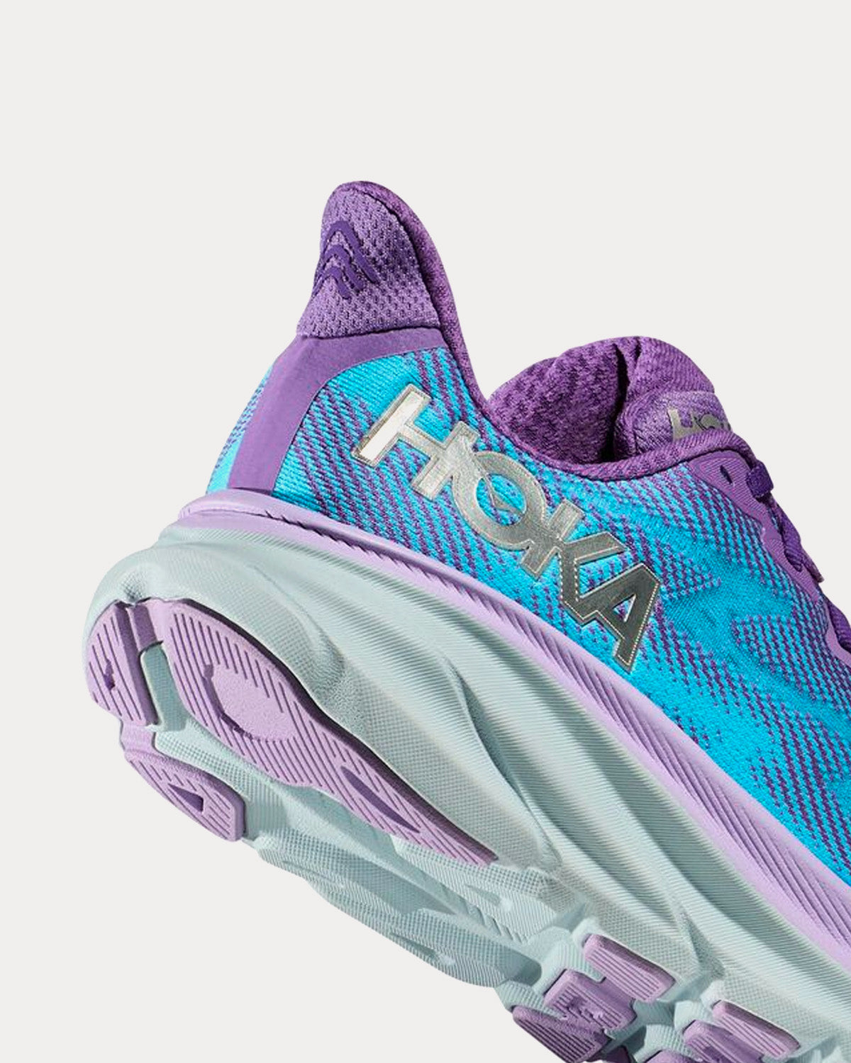 Hoka Clifton 9 Chalk Violet / Pastel Lilac Running Shoes - 3