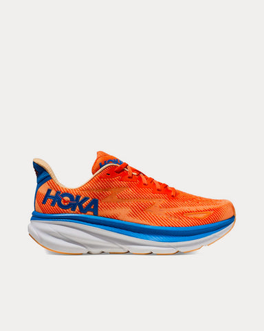 Hoka Clifton 9 Vibrant Orange / Impala Running Shoes