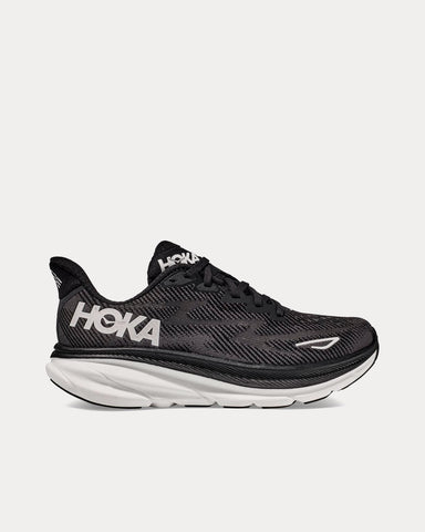 Hoka Clifton 9 Black / White Running Shoes