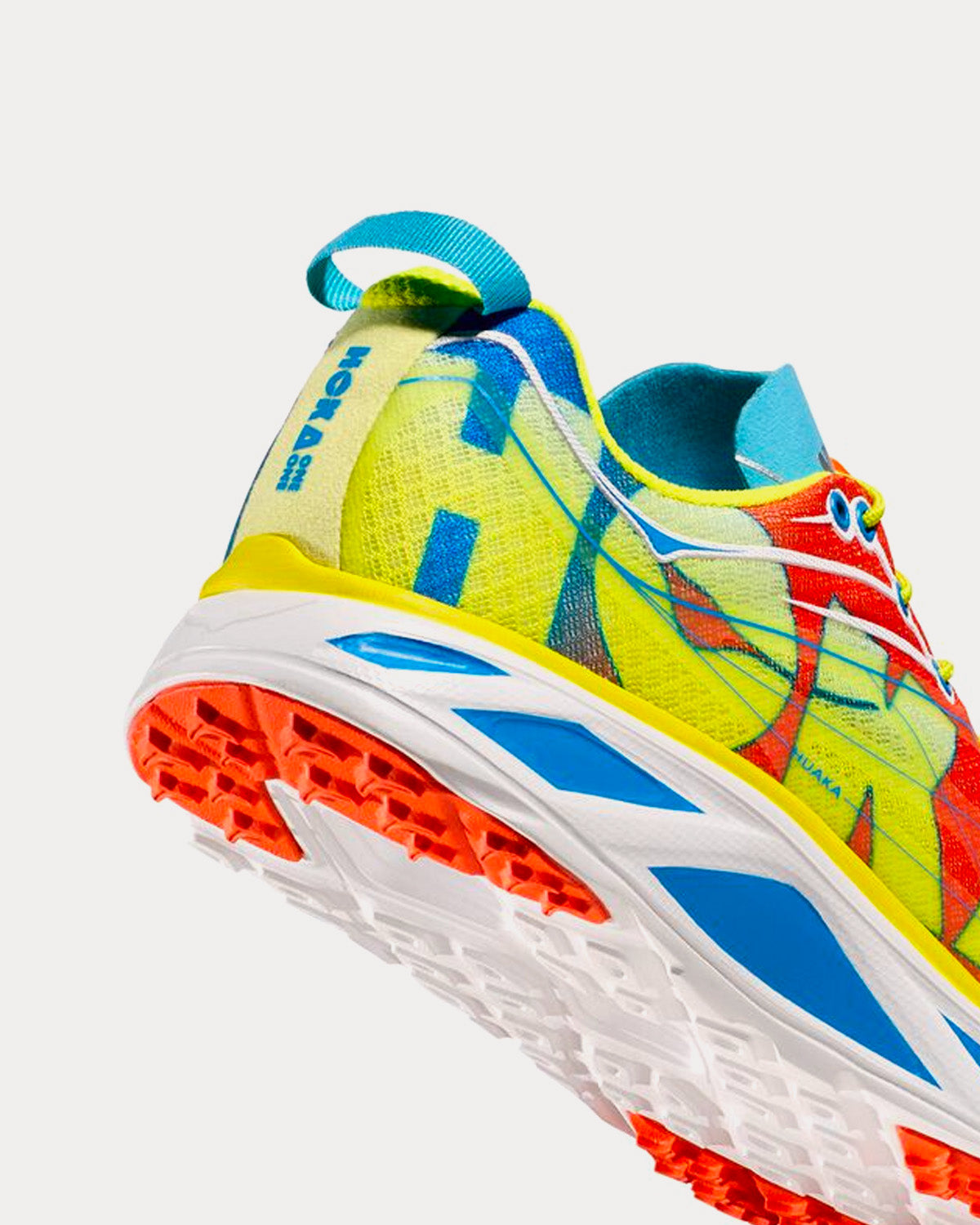 Hoka Huaka Origins Evening Primrose / Flame Running Shoes - 3