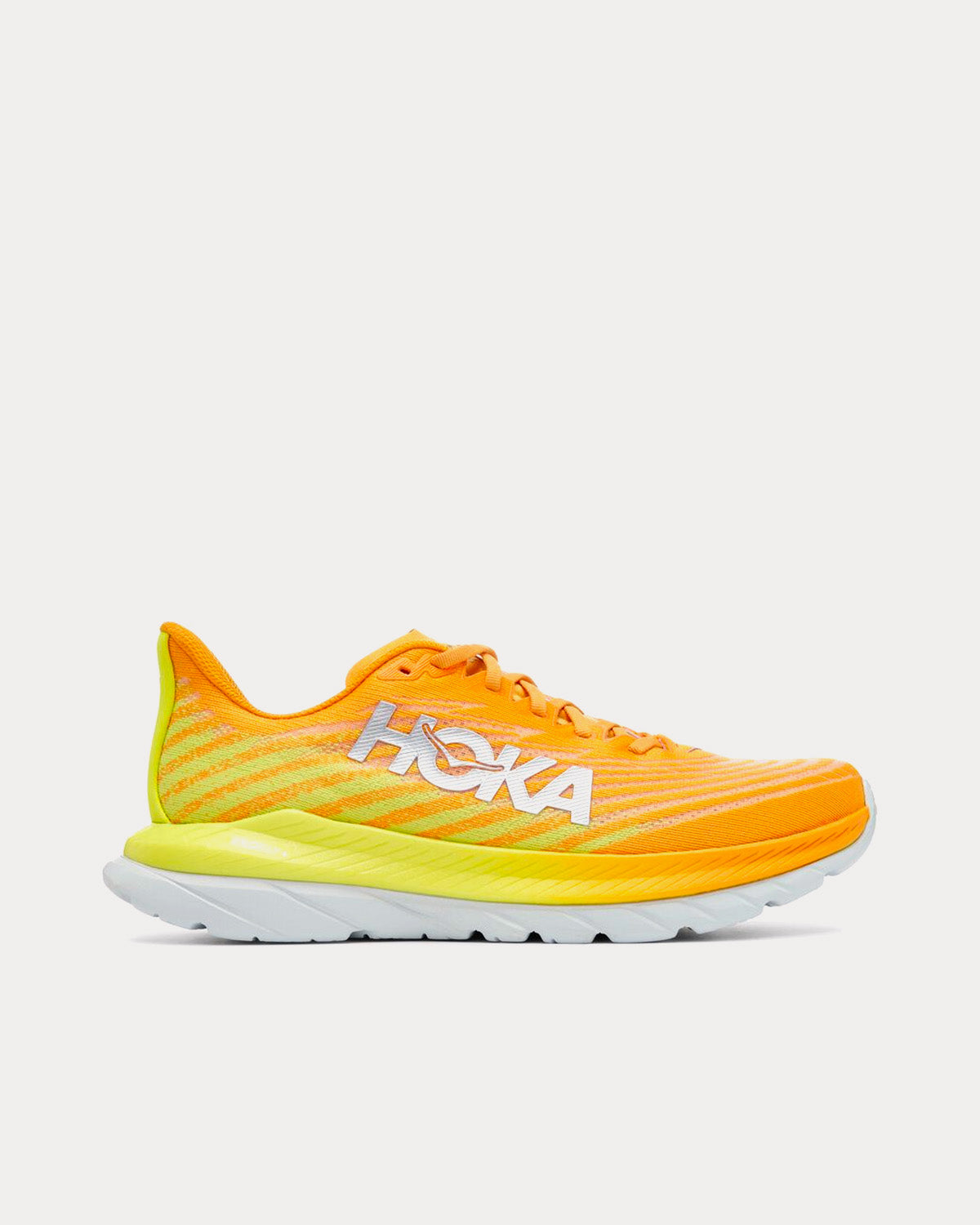 Hoka Mach 5 Radiant Yellow / Evening Primrose Running Shoes - 1