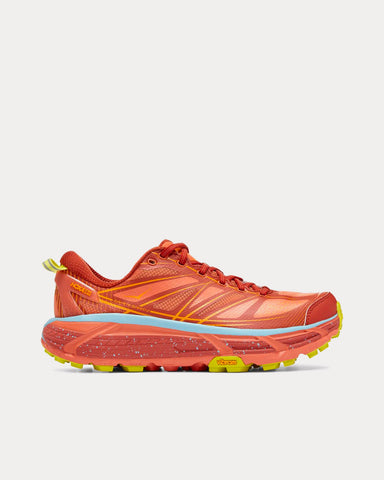 Hoka Mafate Speed 2 Baked Clay / Radiant Yellow Running Shoes