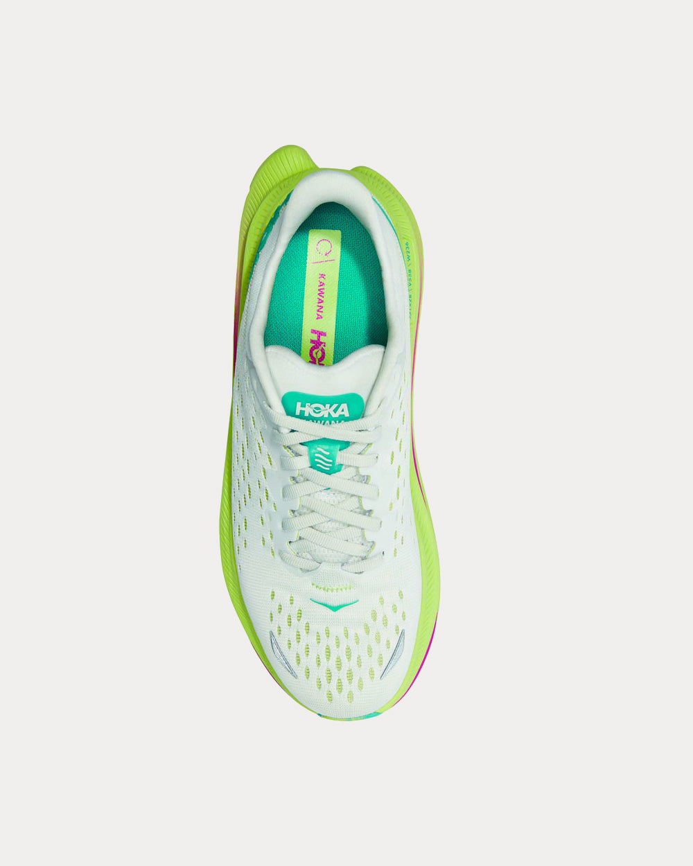 Hoka Kawana Blanc De Blanc / Butterfly Running Shoes - 2