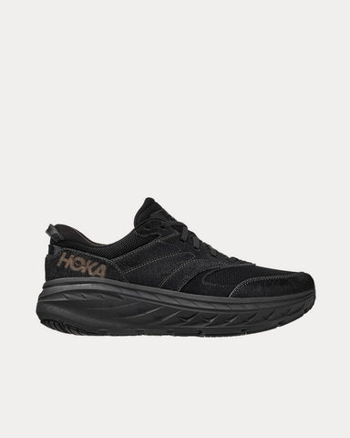 Hoka x Engineered Garments Bondi L Black Cow Hair Running Shoes