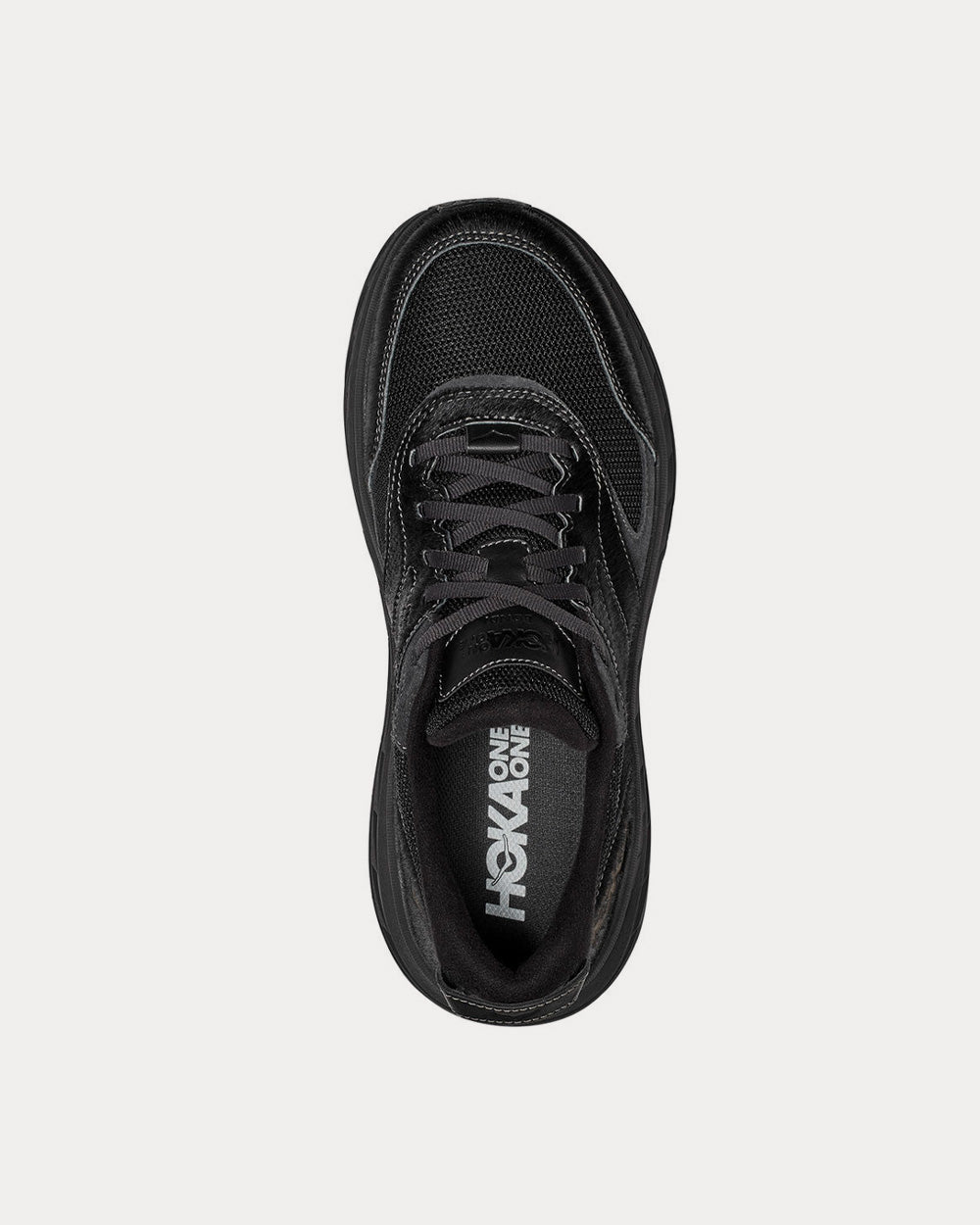 Hoka x Engineered Garments Bondi L Black Cow Hair Running Shoes - 2