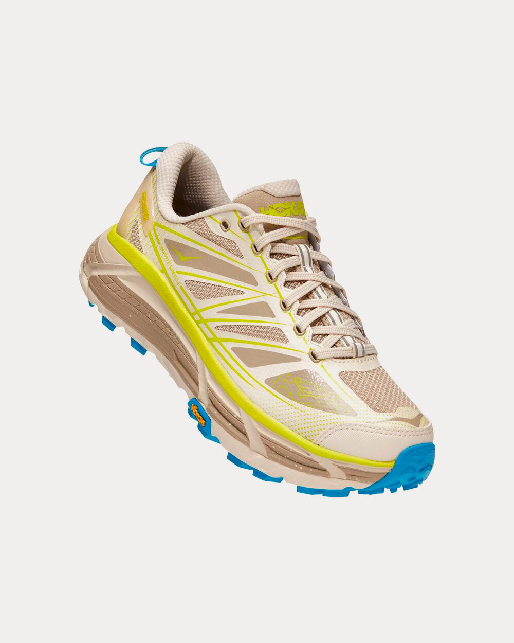 Hoka Mafate Speed 2 Origins Eggnog / Oxford Tan Running Shoes - 3