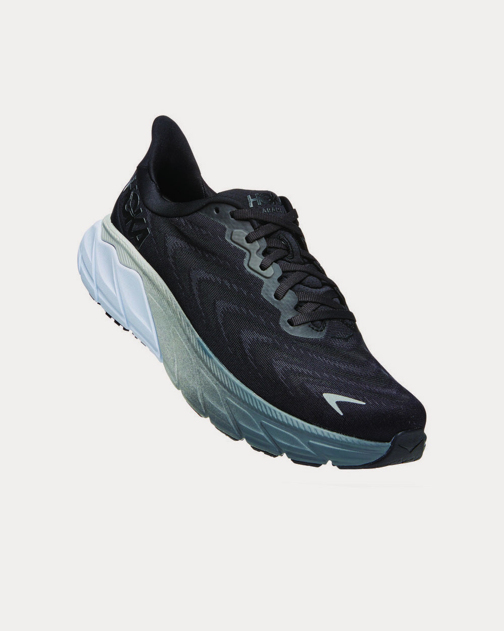 Hoka Arahi 6 Black / White Running Shoes - 2