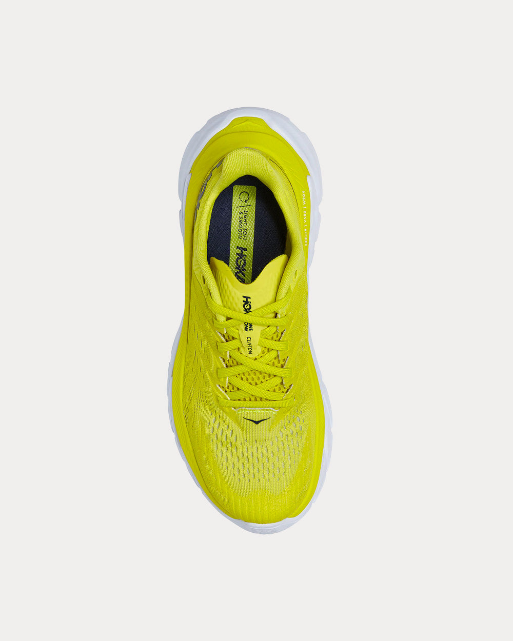 Hoka - Clifton Edge Yellow / White Running Shoes