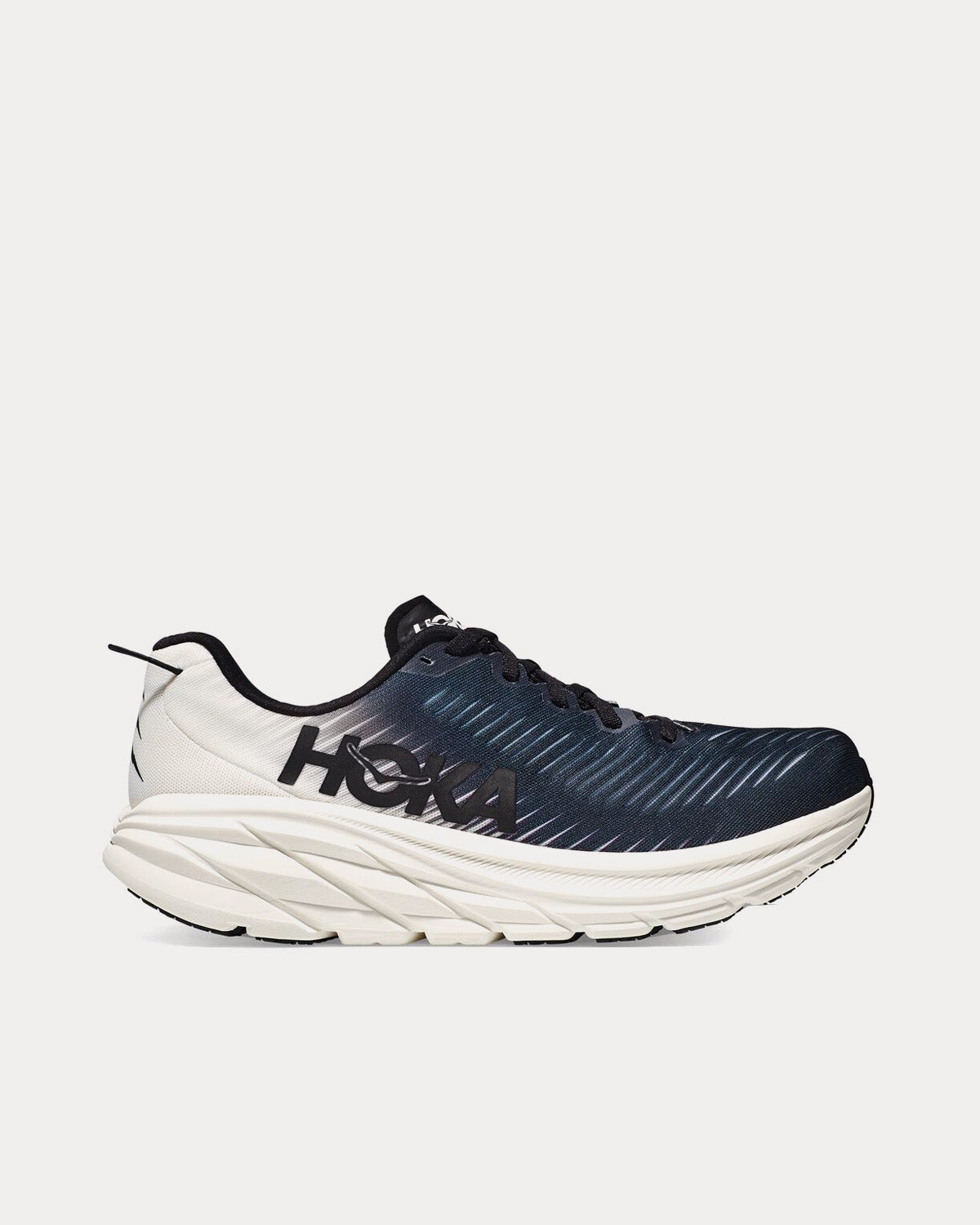 Hoka Rincon 3 Black / White Running Shoes - 1