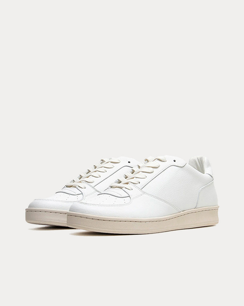 Humans Are Vain Eden V2 Sustainable Vegan Leather White Low Top Sneakers - 2