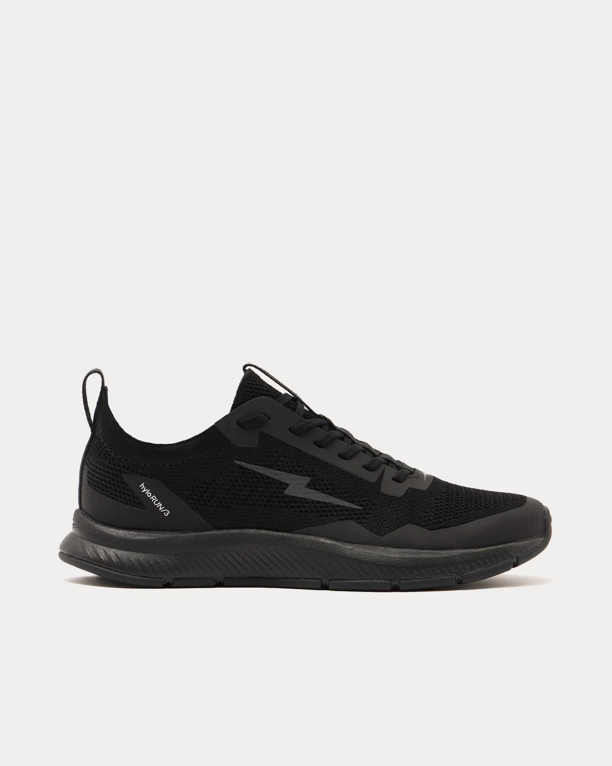 Hylo Run Triple Black Running Shoes - 1