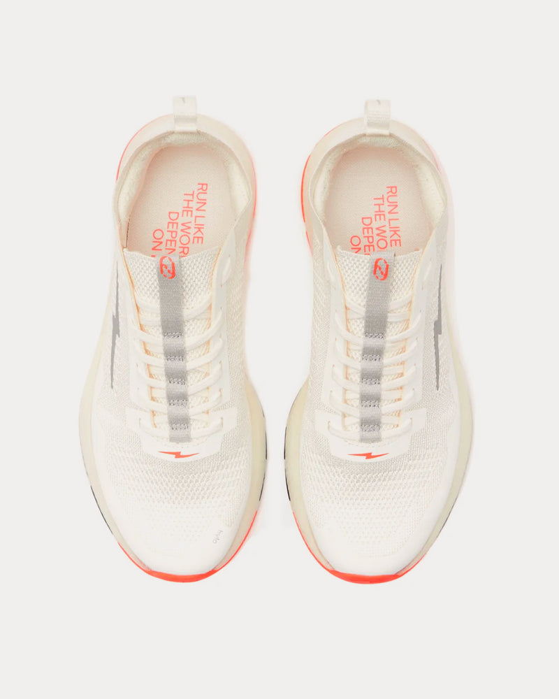 Hylo Run White / Coral Running Shoes - 2