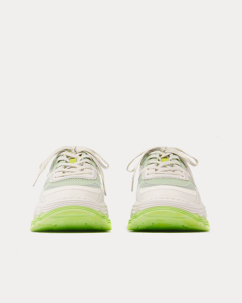 IRO Wave Chunky White / Green Low Top Sneakers - 2