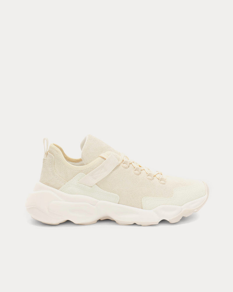 Jil Sander Suede Leather Milk Low Top Sneakers - 1