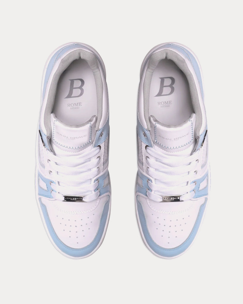 John Brave Rome Baby Blue Low Top Sneakers