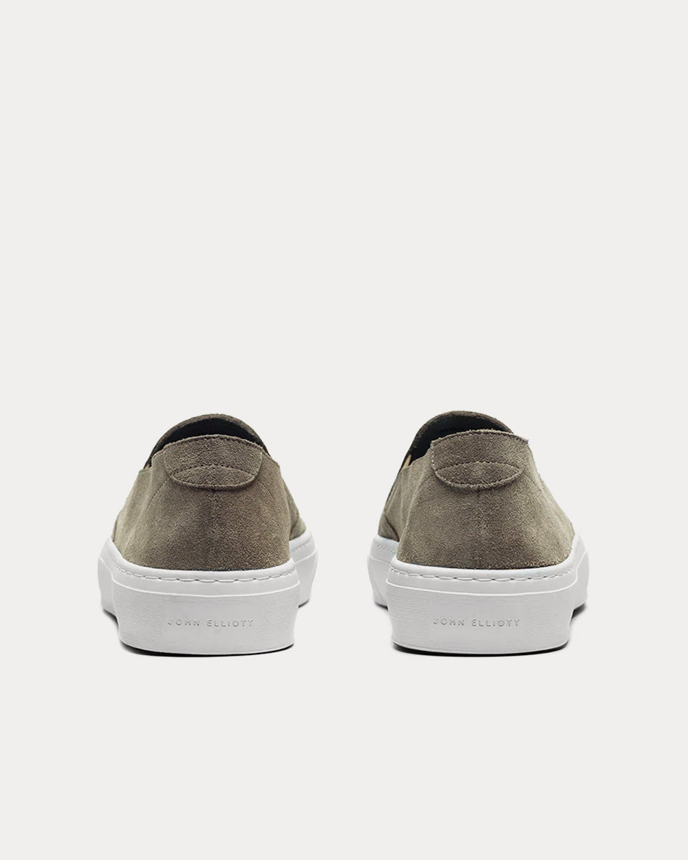 John Elliott Haze Suede Mocha Slip On Sneakers - 4