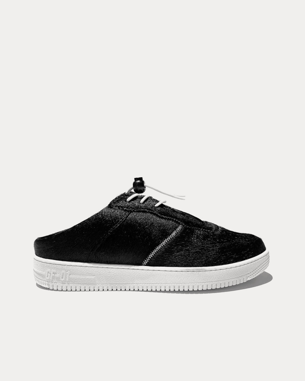 Black calf hair retailer shoes