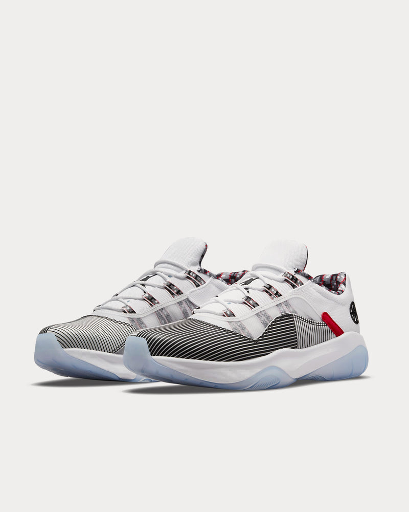 Jordan Air Jordan 11 CMFT Low Quai 54 White / University Red / Black Low Top Sneakers - 2