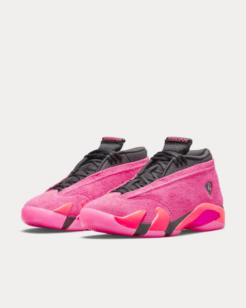 Jordan Air Jordan 14 Low Shocking Pink Low Top Sneakers - 3