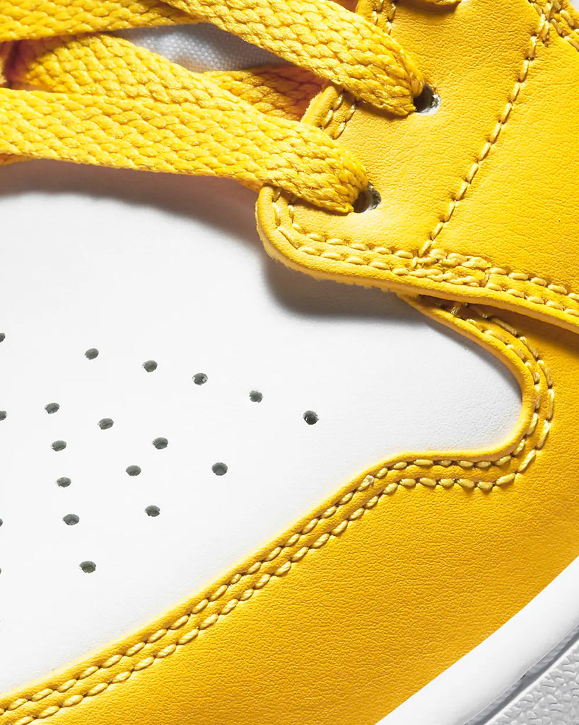 Jordan Air Jordan 1 Low White / Pollen Low Top Sneakers - Sneak in