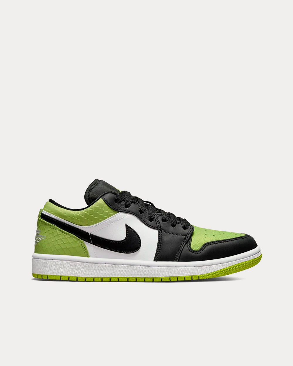 Jordan Air Jordan 1 Low SE Vivid Green / Black / White Low Top Sneakers - 1