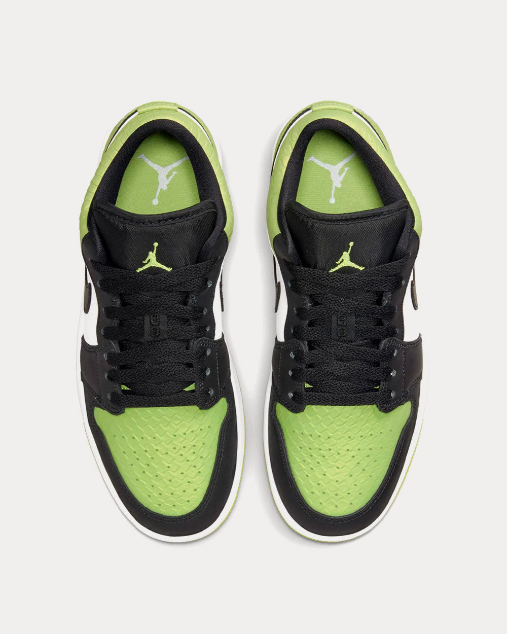 Jordan Air Jordan 1 Low SE Vivid Green Black White Low Top Sneakers Sneak in Peace