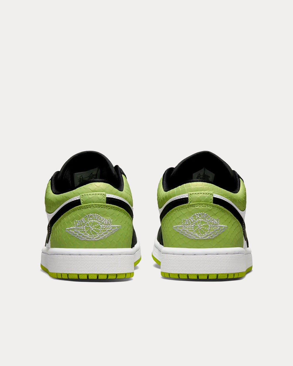 Jordan Air Jordan 1 Low SE Vivid Green / Black / White Low Top Sneakers - 4