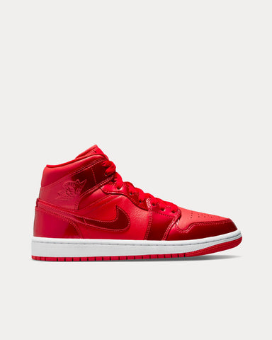 Jordan Air Jordan 1 Mid SE Red Pomegranate High Top Sneakers